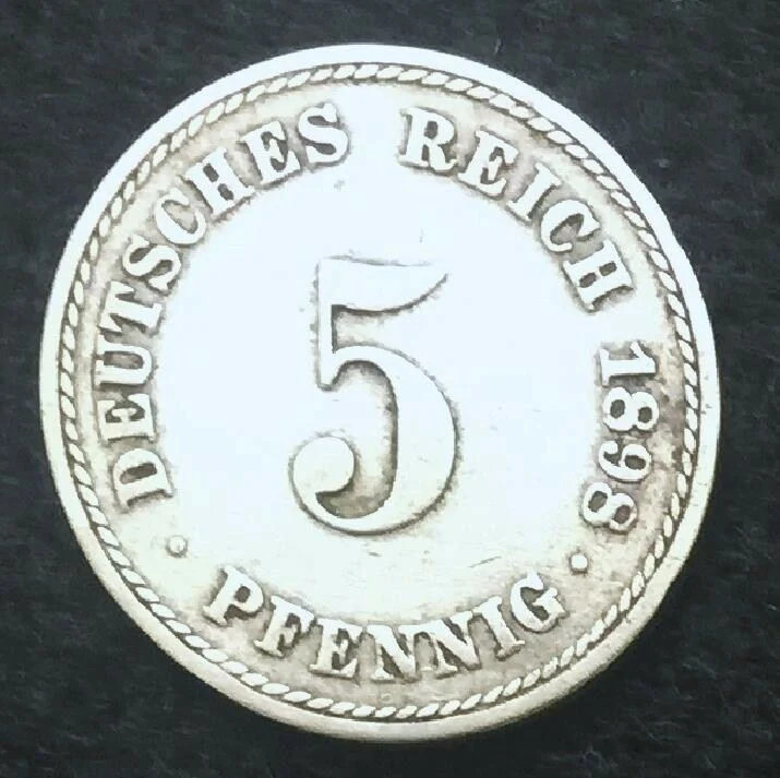 Germany 5 Pfennigs 1890-1915 Coin | German Empire | Collectible Historic
