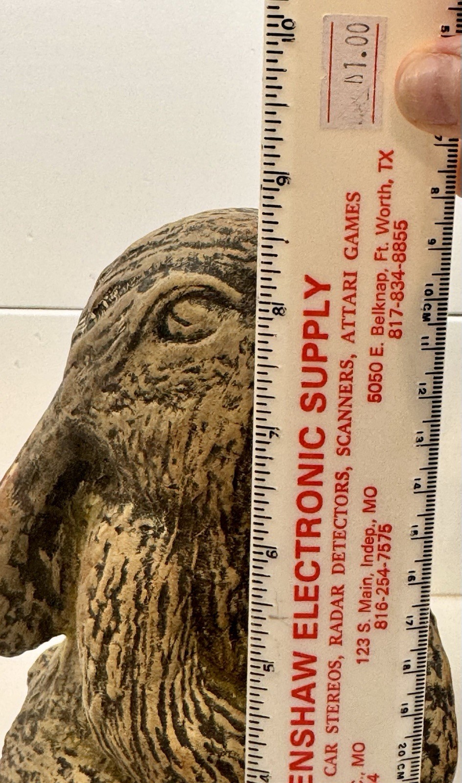 Adorable Pair Of Pier 1 Terracotta Pottery Statue Rabbits/Bunnies Farmhouse Chic