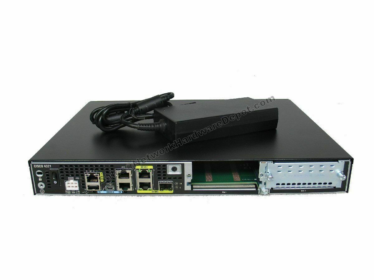 Cisco ISR4321/K9 ISR 4321 Router w/ Power Supply *NOT AFFECTED*  1 Year Warranty