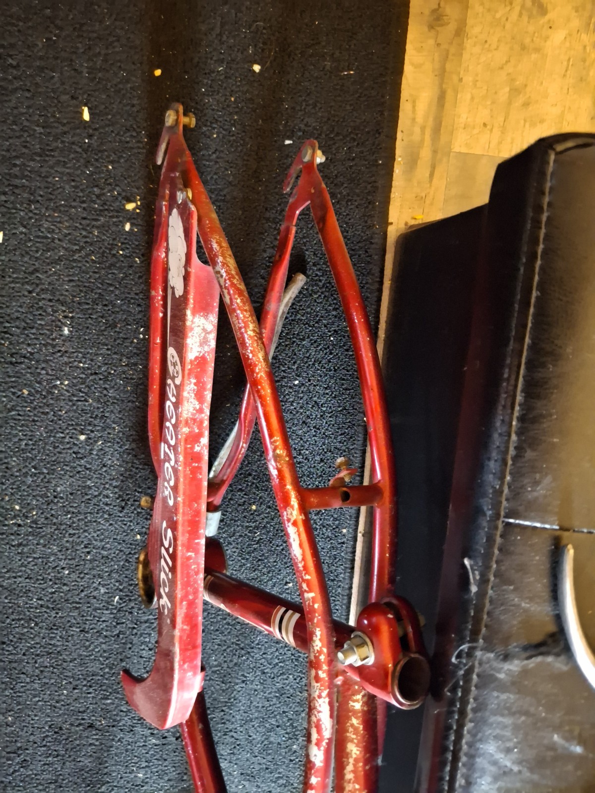 Huffy Cheater Slick 3 Speed Muscle Bike Frame Set Huffy Vintage 1966 Original