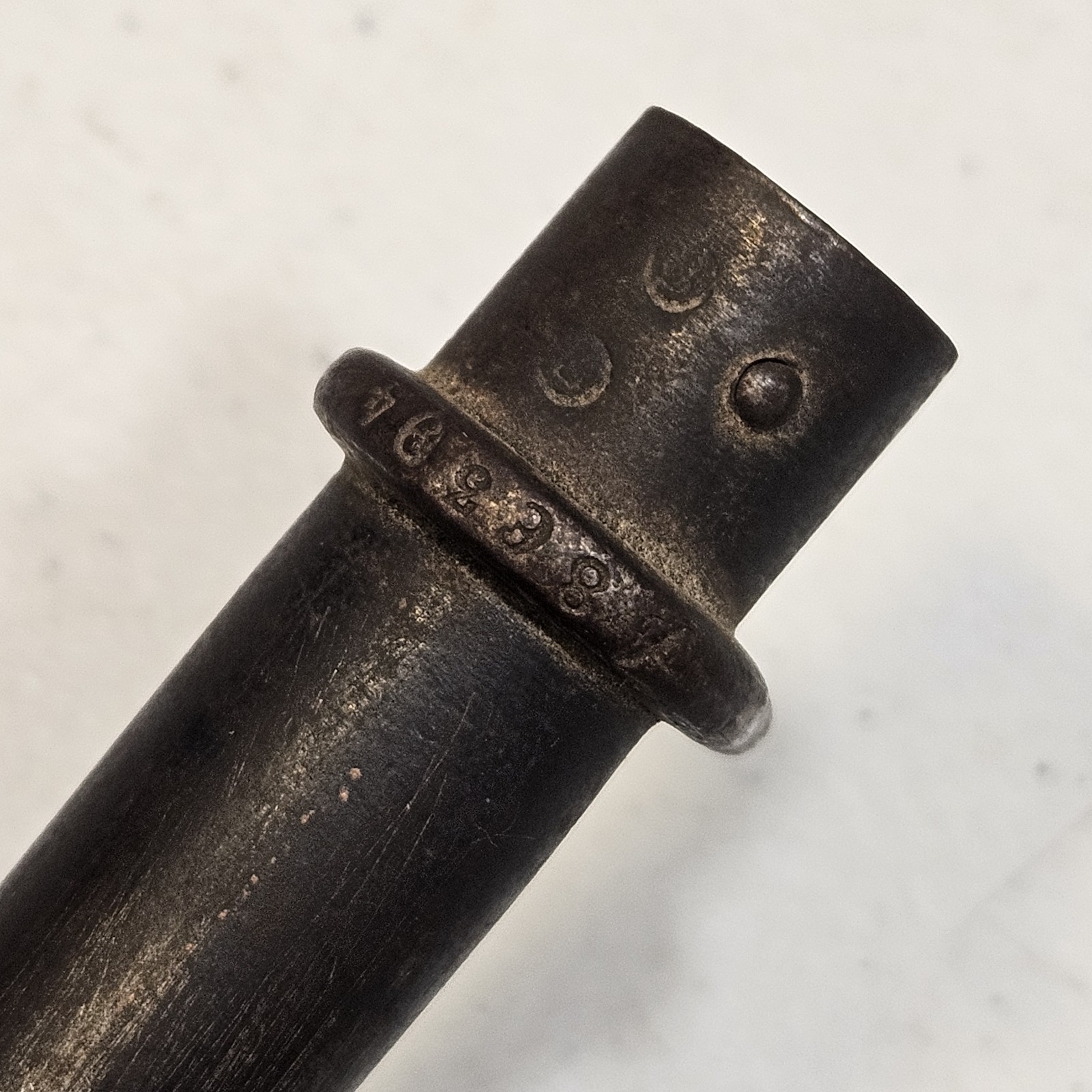 WWI, WWII French MLE 1886/36 Lebel Bayonet w/ Scabbord