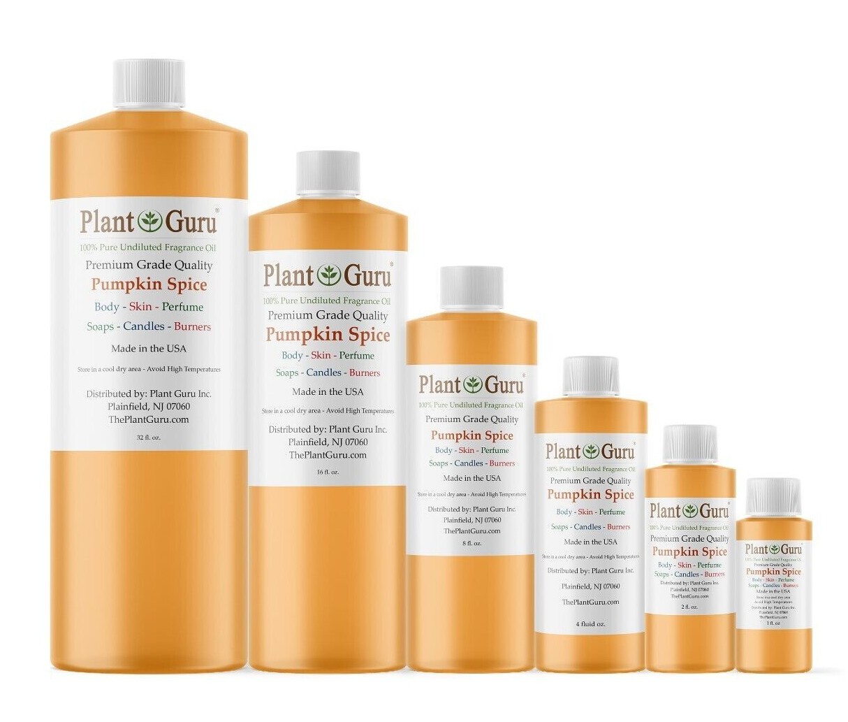 Pumpkin Spice Fragrance Oil For Candle, Soap Making, Diffuser and Burners