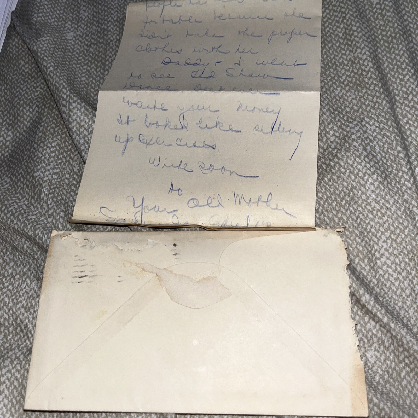 1935 Depression Era Letter to Dartmouth College Student on Dancer Ted Shawn