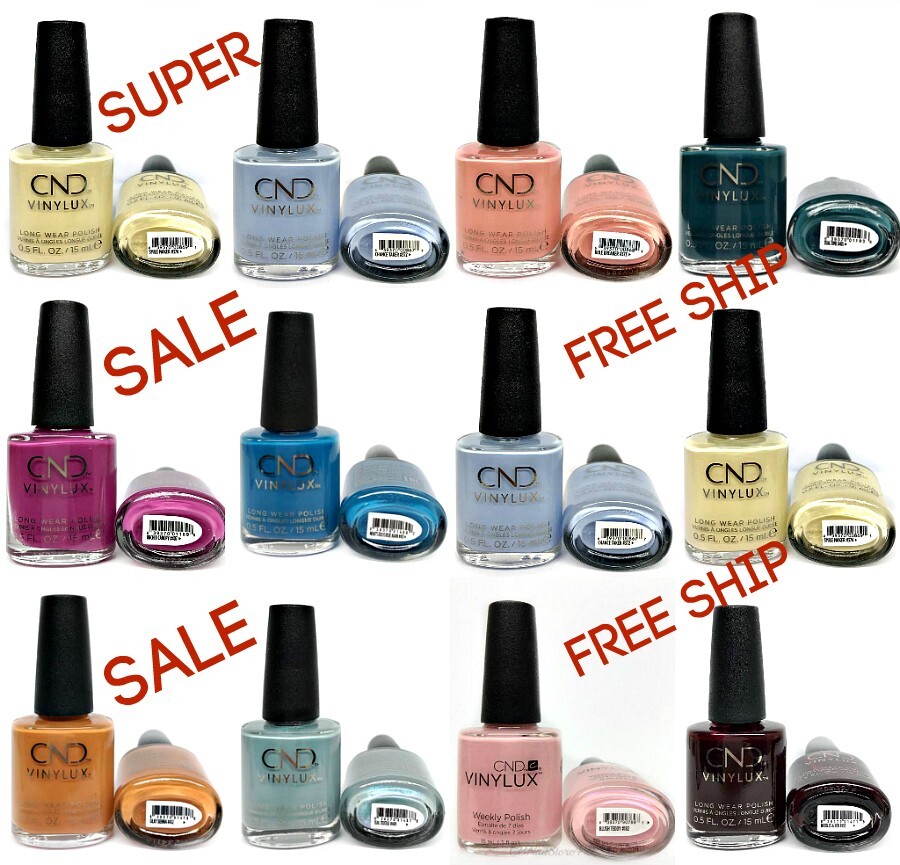 CLEARANCE - FREE SHIP - VINYLUX CND Nail Polish Pick Color 0.5oz/15mL