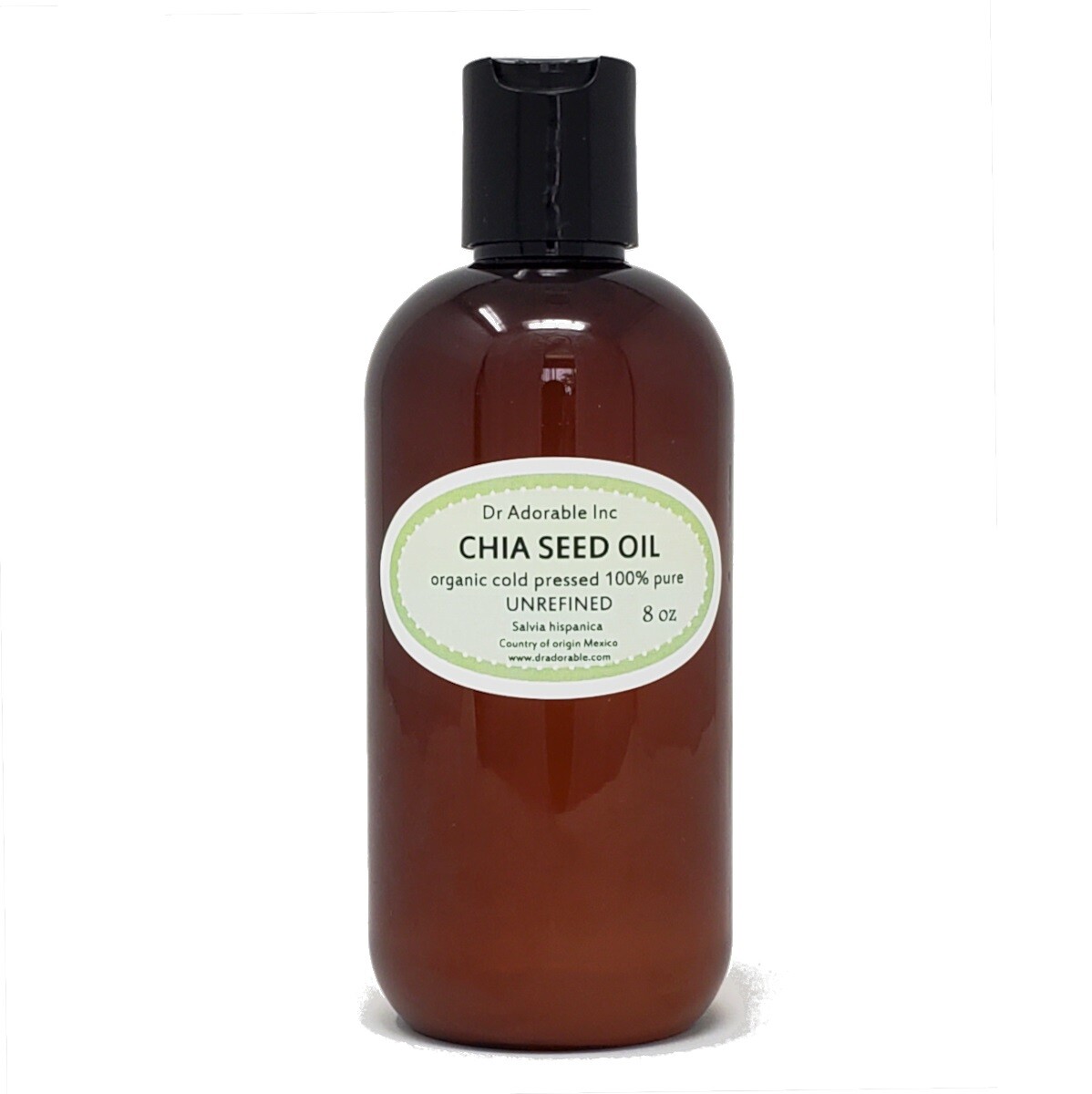 UNREFINED CHIA SEED OIL ORGANIC 100% PURE COLD PRESSED 2 oz 4 oz 8 oz up to 7 Lb