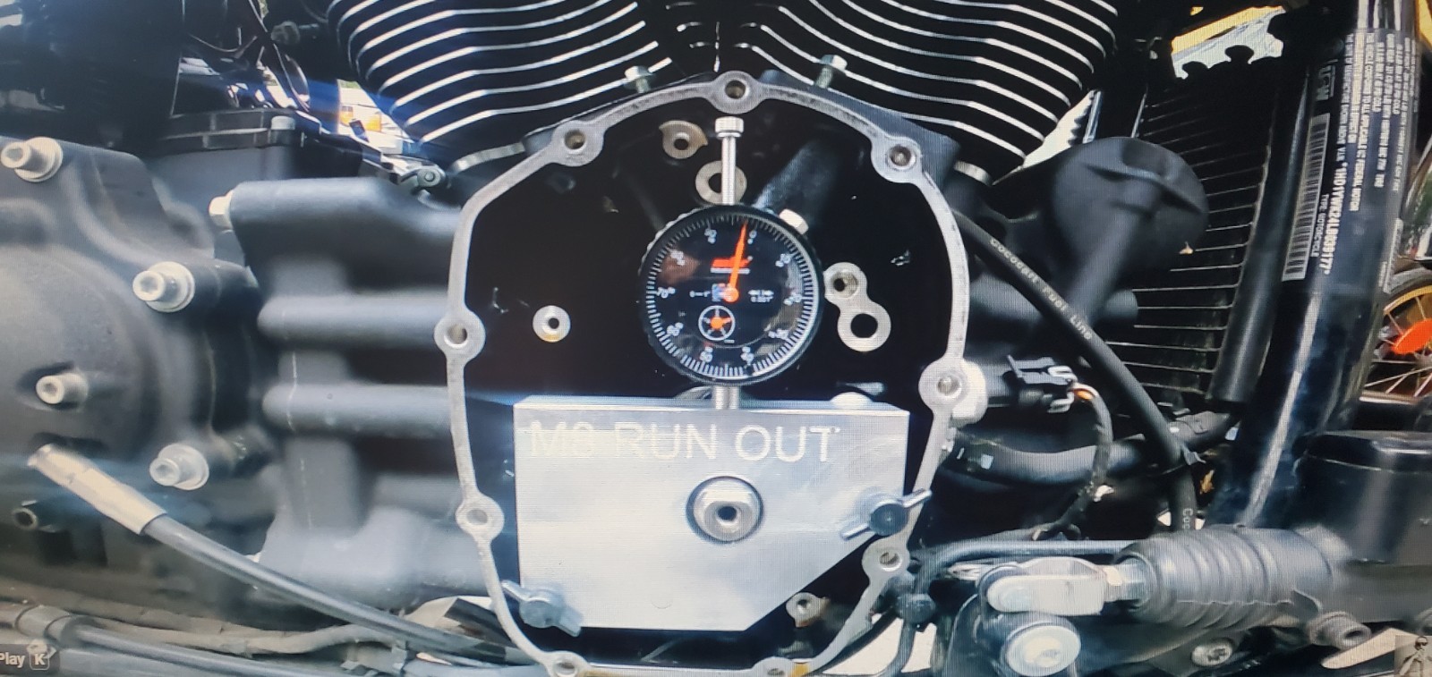 Harley Milwaukee 8 Pinion Shaft Run out, Gear Drive Backlash Tool, M8 USA MADE