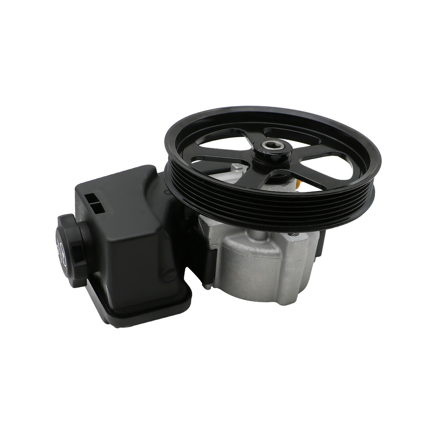 Power Steering Pump w/ Pulley & Reservoir for 2010-2012 Chevrolet Camaro V8 6.2L