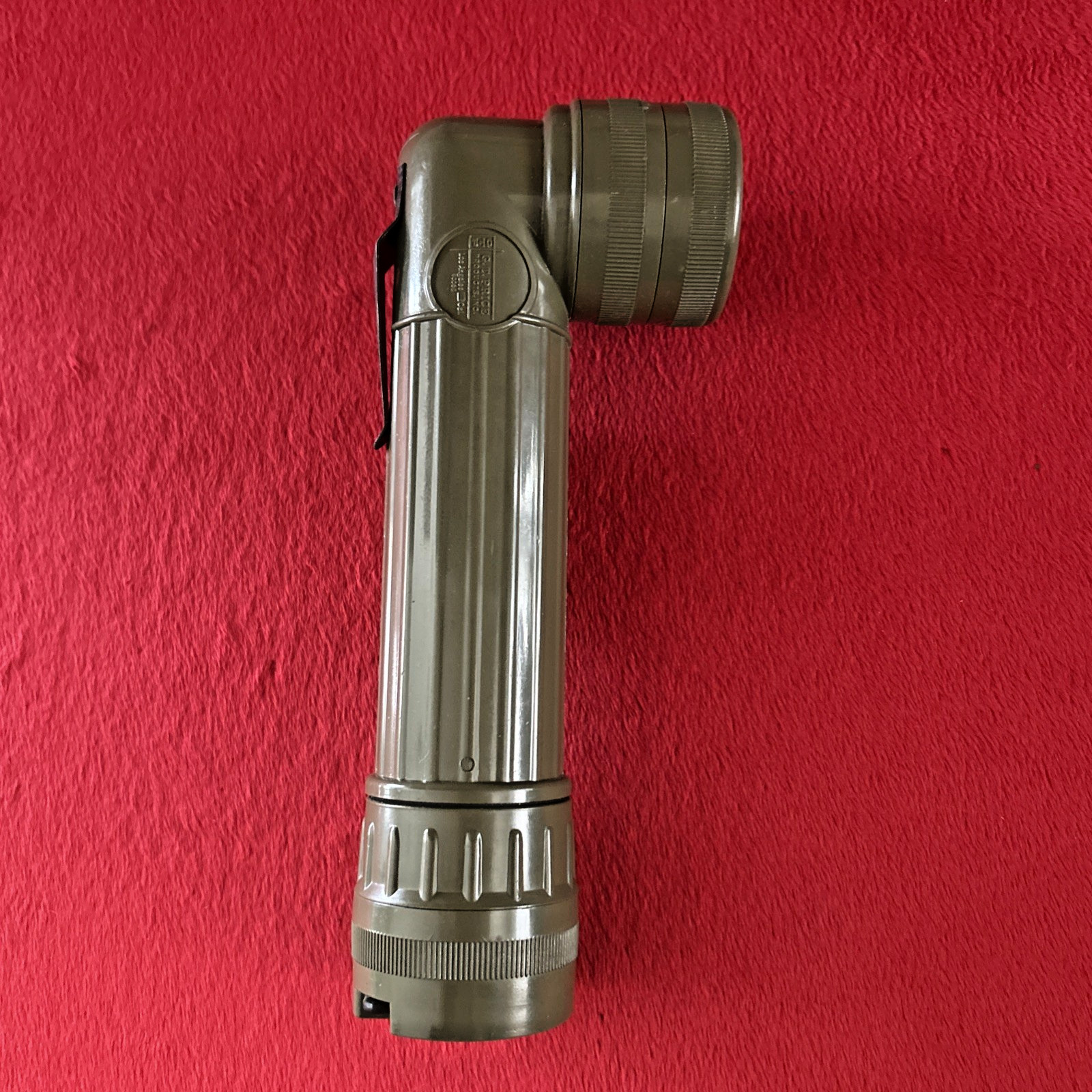 Vietnam 60s US Army USGI GT MX-991/U OD Green Flashlight Right Angle