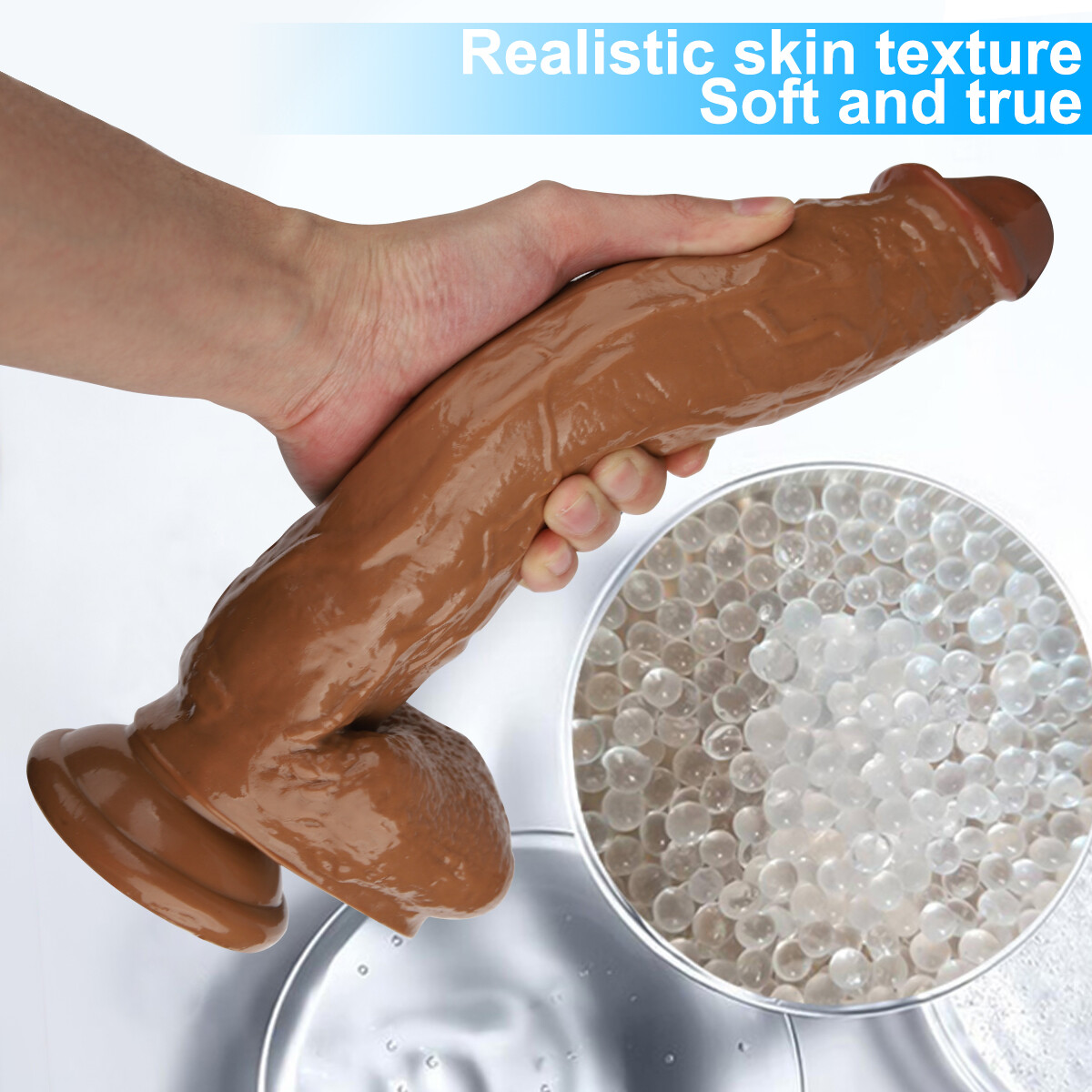 12 Inch Huge Big Dildo Suction Cup Realistic Penis Dong G-spot Sex Toy for women