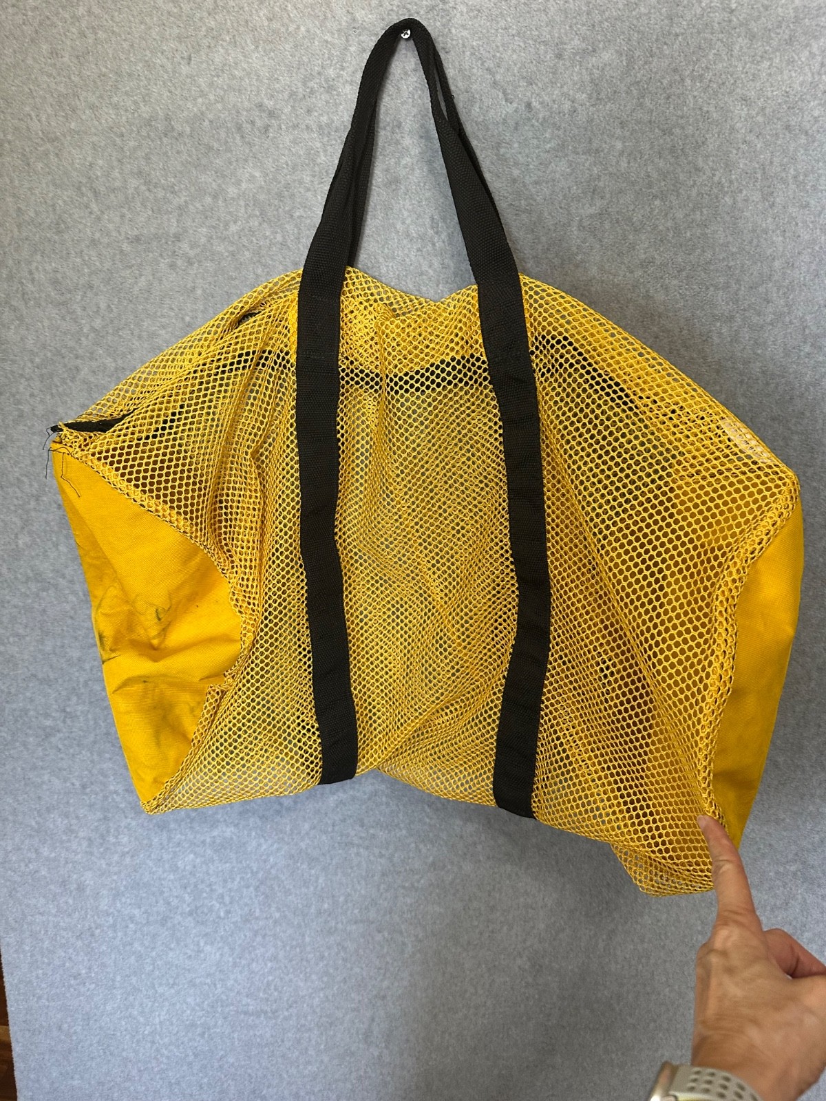 Mesh Yellow Scuba Diving / Water Sports Duffle Bag - Large