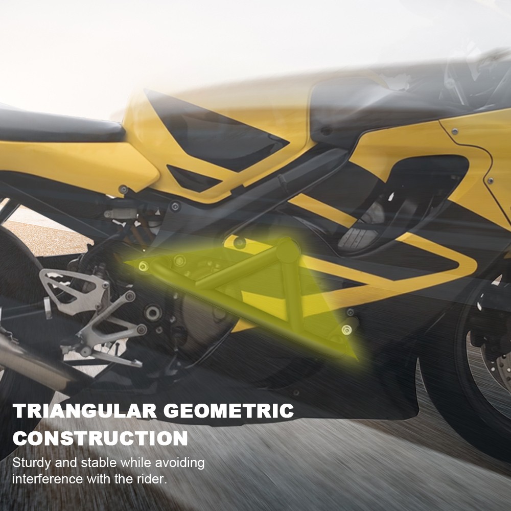 Crash Cage Stunt Engine Protection Bar Black Fit For Honda CBR600F/F4i 1999-2007