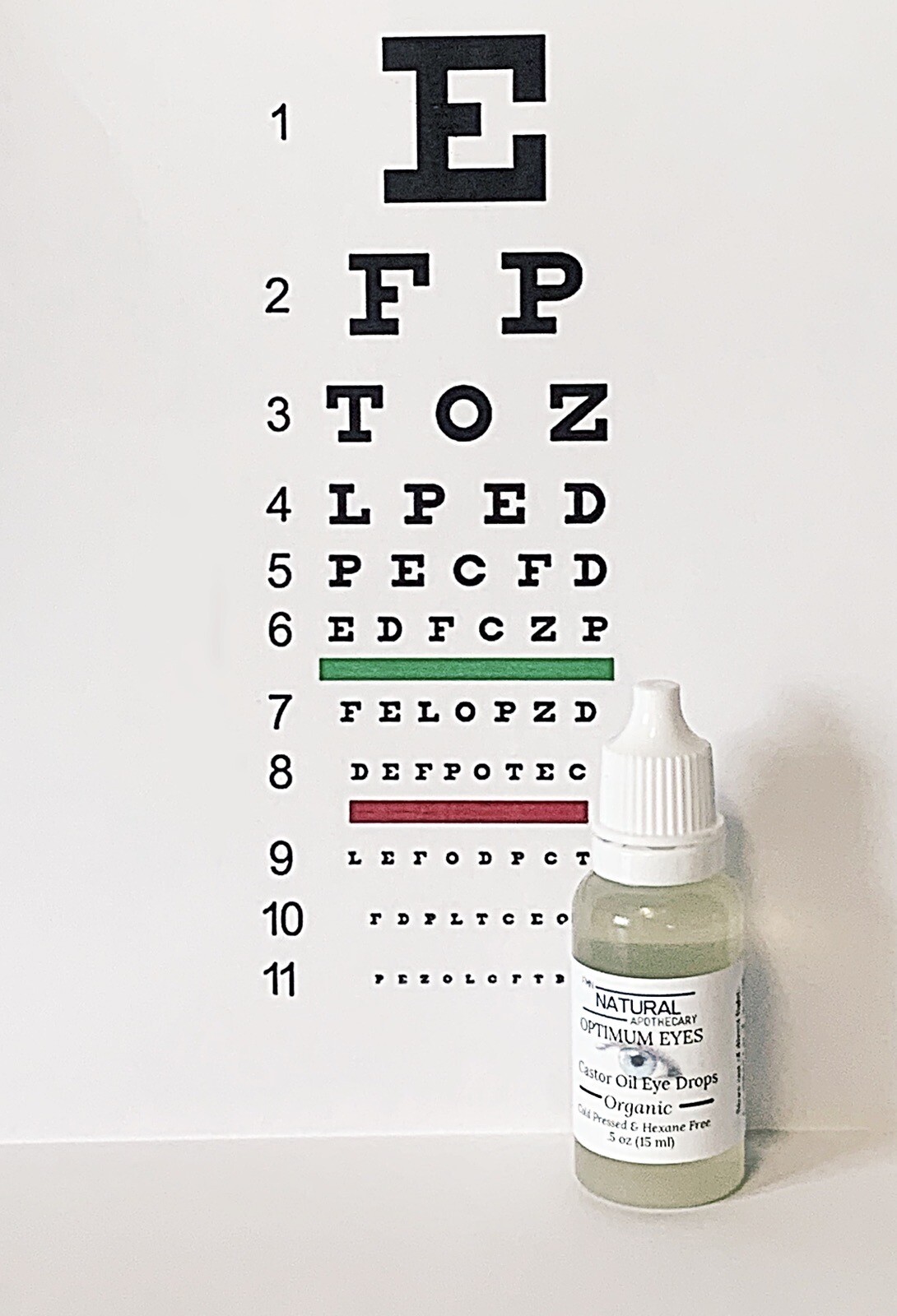 Organic Castor Oil Eye Drops. Hexane Free. FMN Natural Apothecary.