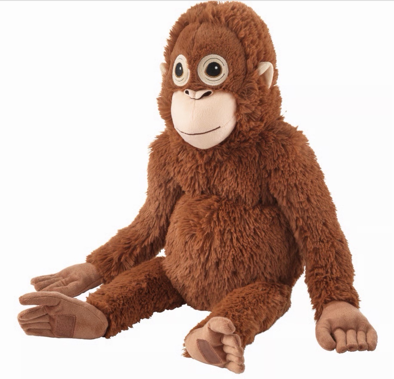 IN HAND Orangutan Djungeskog Monkey Brown 26 inch IKEA Plush 10402841 104.028.41
