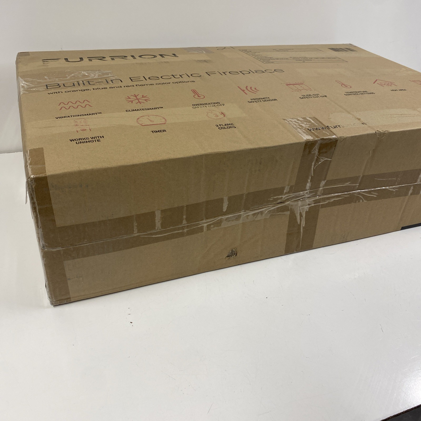 FURRION 30” Built In Electric Fireplace Kit Black FF30SC15A-BL RV Camper Remote