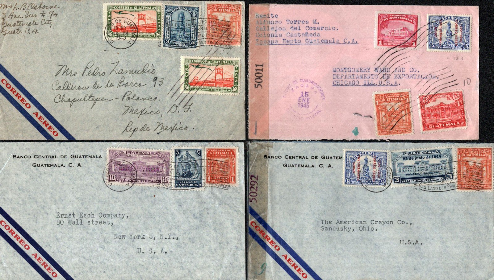 Guatemala Cover Collection - 9 Items - [Group 8]
