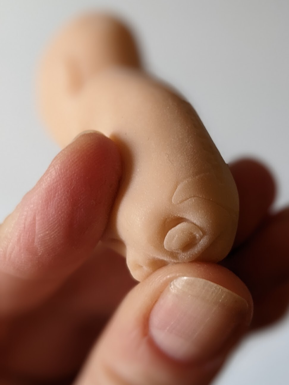 1 soft rubber model fetus, unusual medical fetal doll, abortion