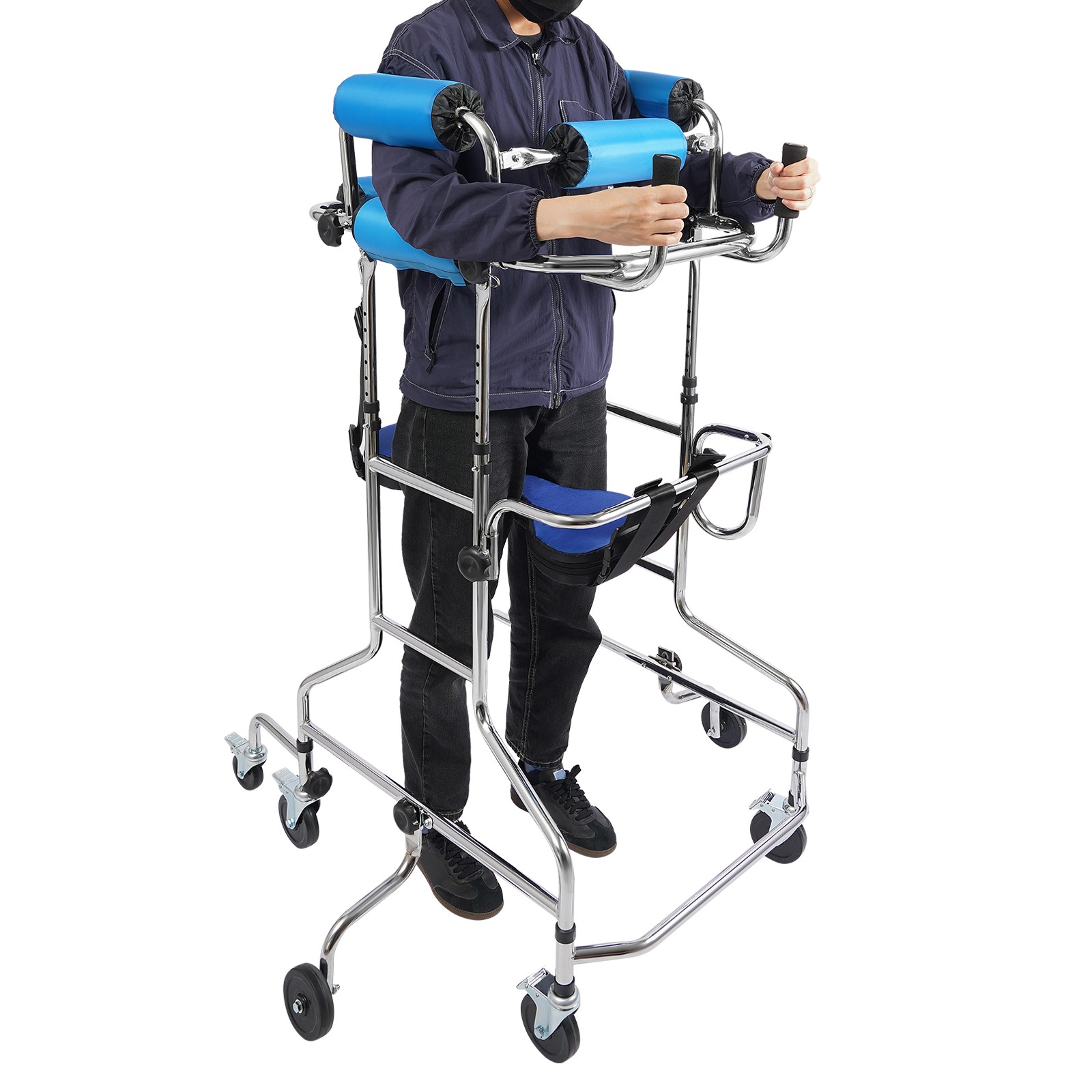 Adult Walker for Seniors Hemiplegia Rehabilitation Standing Frame,Anti Recline