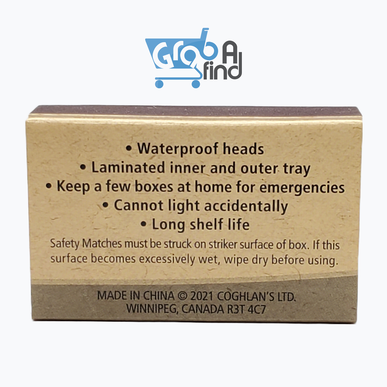 Coghlan's Waterproof Matches, #529, 10 Pack 40 Matches/box-(400 Matches Total)