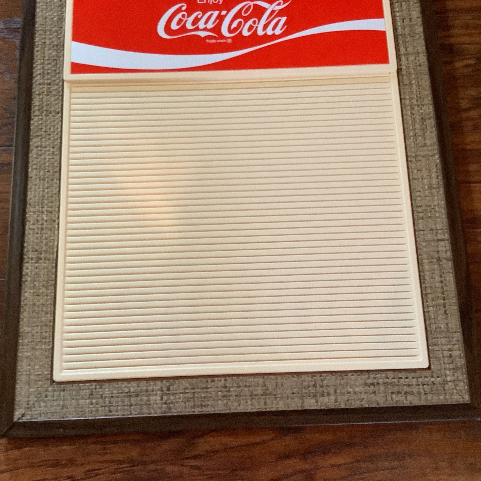 Vintage 1970’s NEW Coca-Cola Menu Board Sign W/ Letters & Numbers NOS