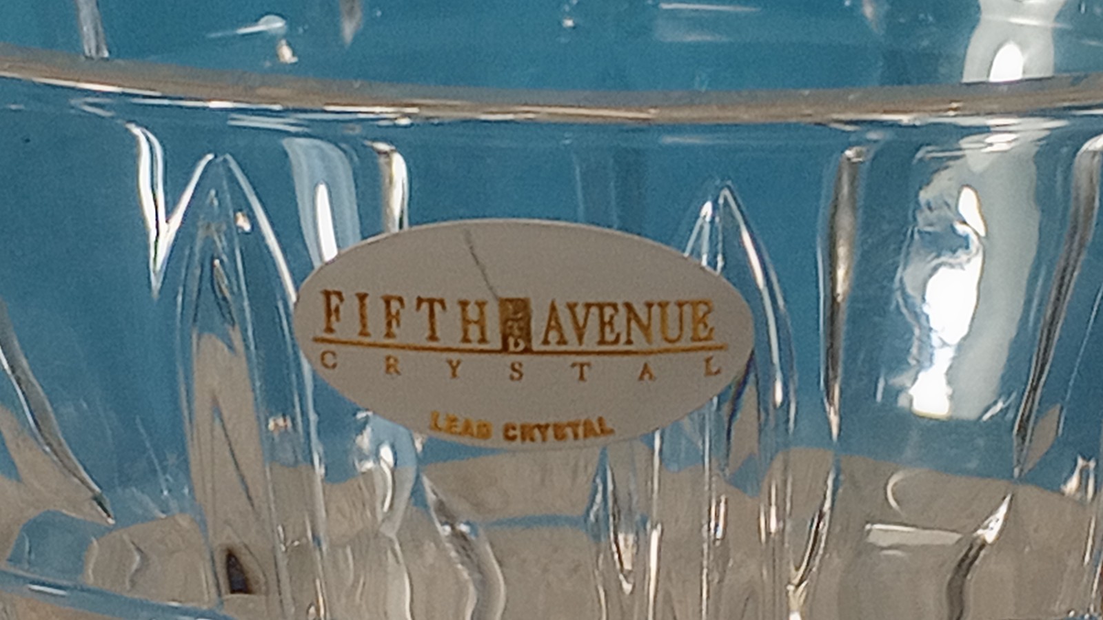 Fifth Avenue Crystal Emerald Bowl 7"