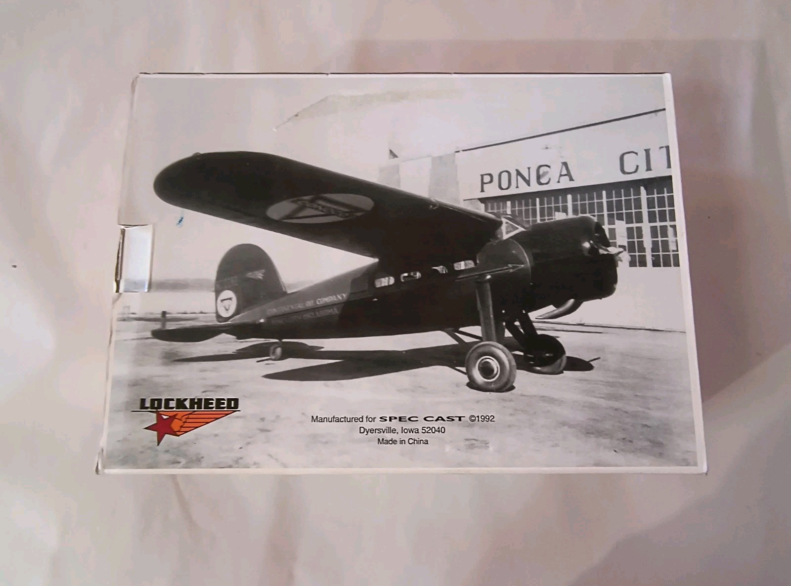 1932 Lockheed Vega 5C Special Conoco Diecast Plane Coin Bank Limited Edition '92