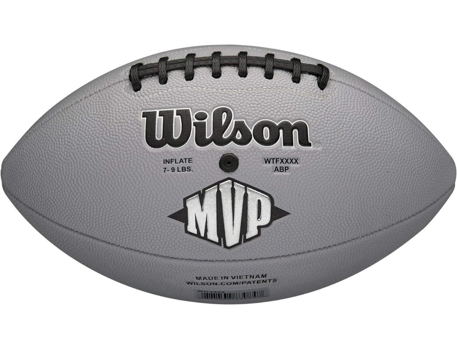 WILSON NFL MVP Football NFL MVP, Grey, Official Size