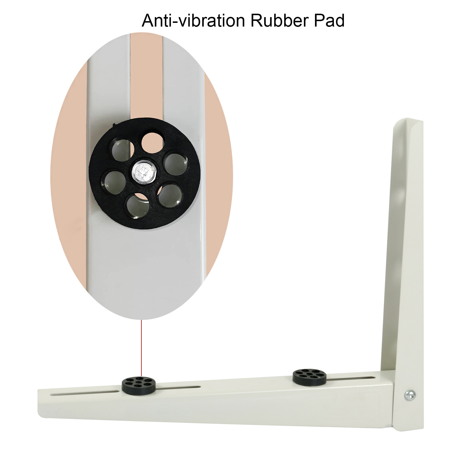 Mini Split Wall Mounting Bracket for 9000-18000BTU Foldable Air Conditioner Rack