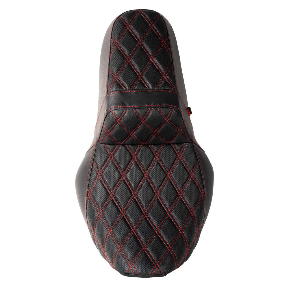 1-piece Step-up Seat Front Rear Full For Harley Street Glide Road King 1997-2007