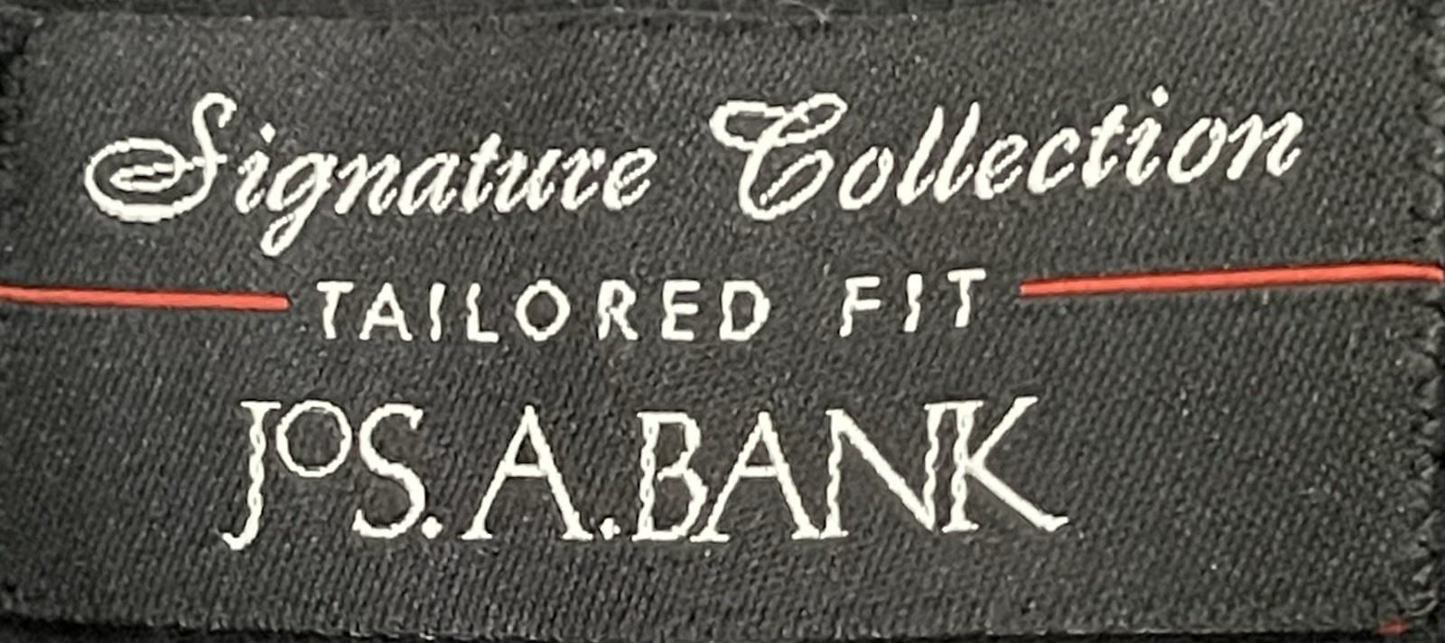 Jos A Bank Signature Collection Black Wool Suit Pants Mens 35R Tailored