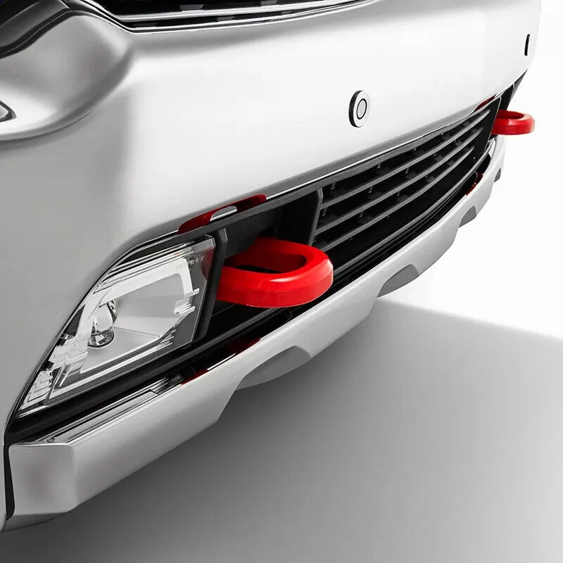 2020-2023 Chevrolet Silverado HD Front Red Tow Hook Pkg 84513877 Red Genuine GM