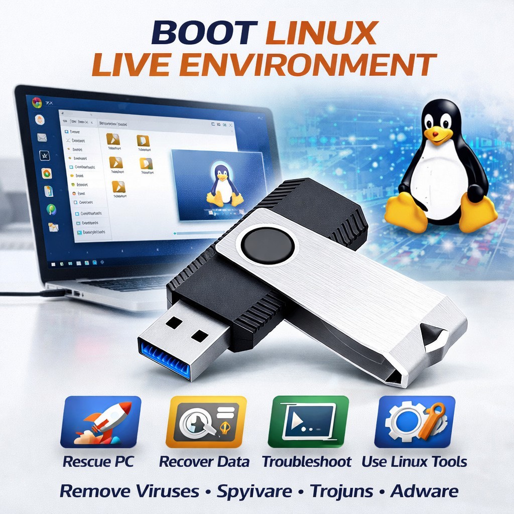 Ultimate Computer Repair Toolkit USB | Bootable Recovery & Diagnostics