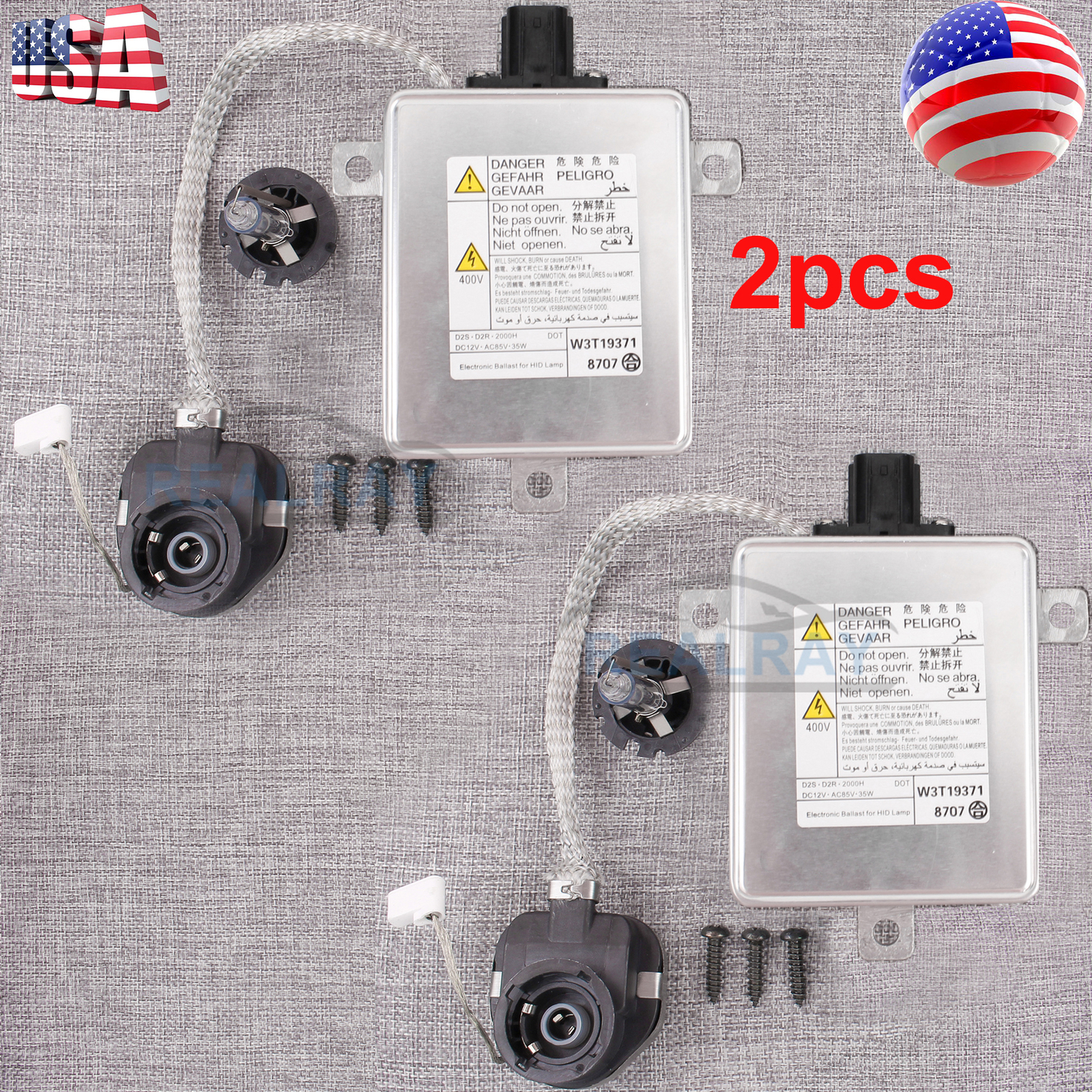 FOR ACURA TL TSX ILX MDX RDX ZDX XENON HID HEADLIGHT BALLAST & IGNITER & D2 BULB