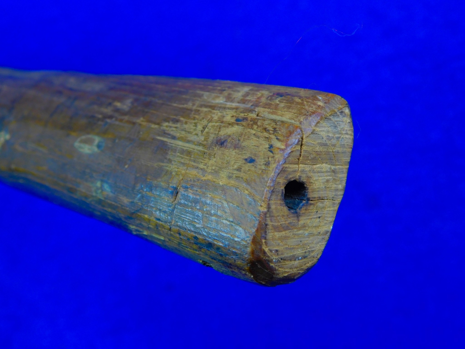 Antique Native American Indian Colonial Brass Head Trade Pipe Tomahawk Axe