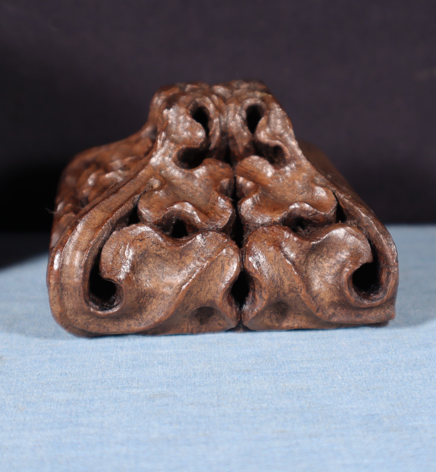 Two French Antique Highly Carved Trim/Corbels Solid Oak and Walnut Wood