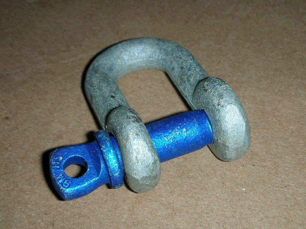 CAMPBELL Chain 5430635 543-0635 3/8In 1T 2000# Chain Shackle Clevis Galv USA!