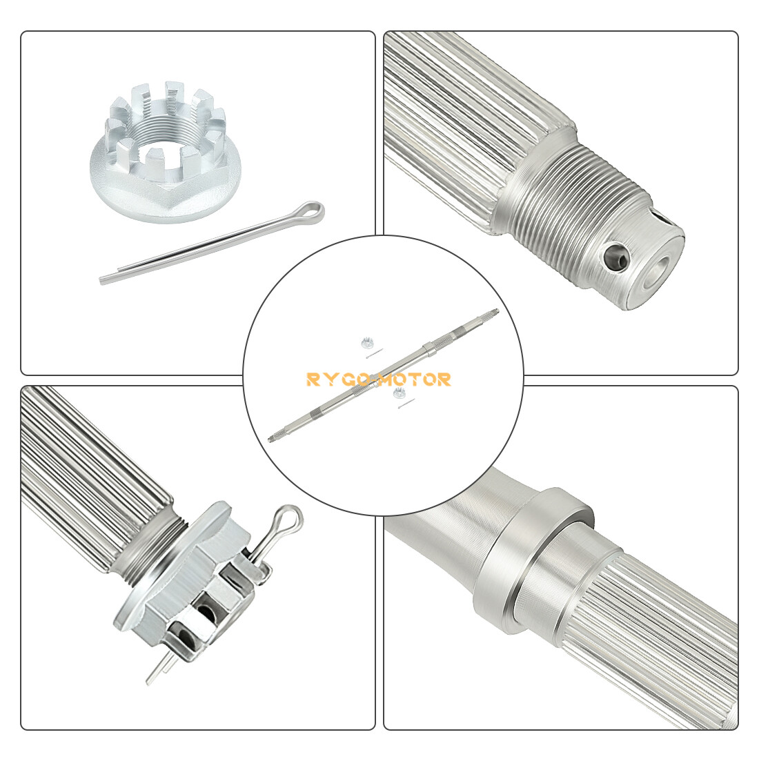 Rear Axle Shaft Wheel Hub for Honda Rancher 420 TRX420 2007-2013