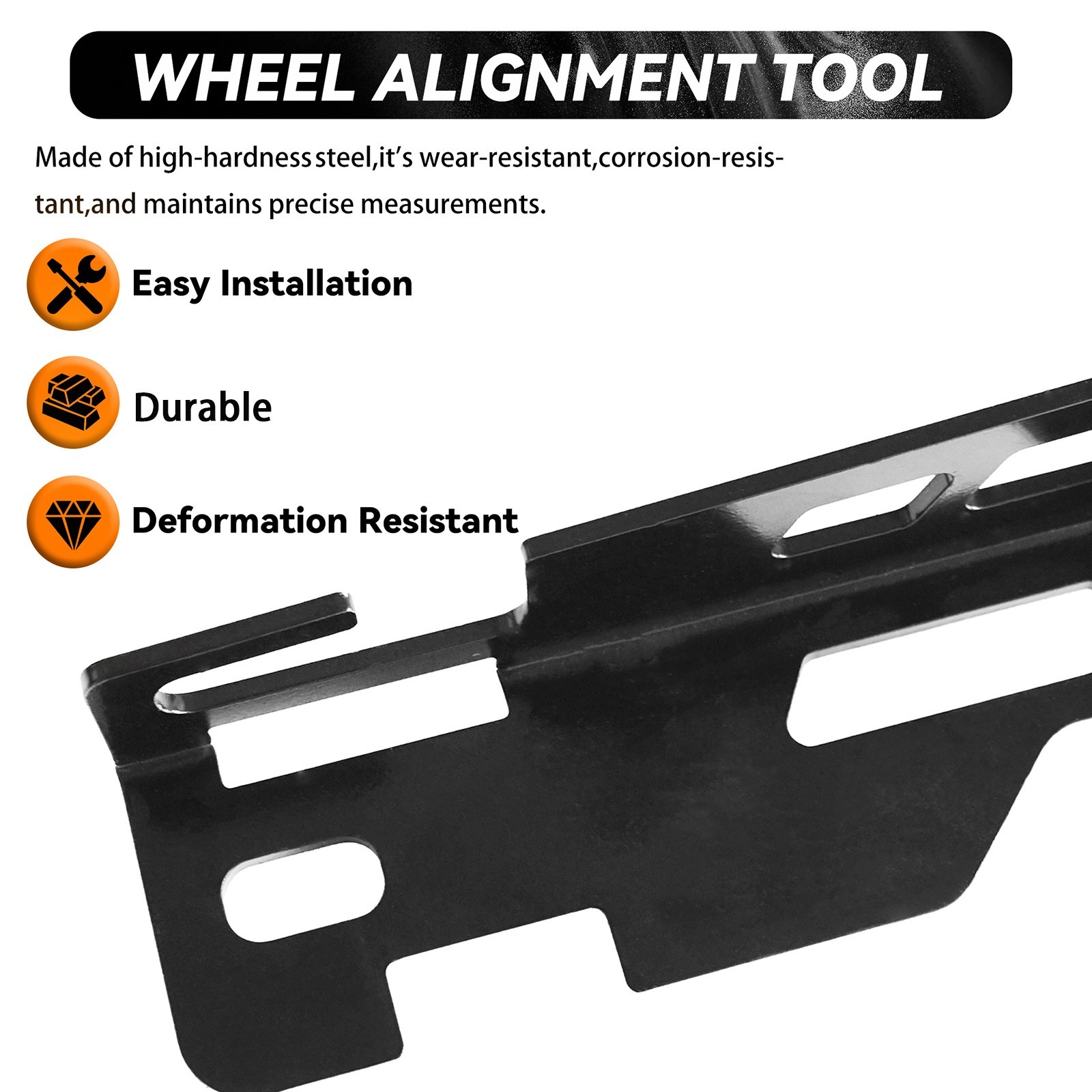 2 Pcs Wheel Toe Alignment Tool Plate Automotive Wheel Alignment Accurate