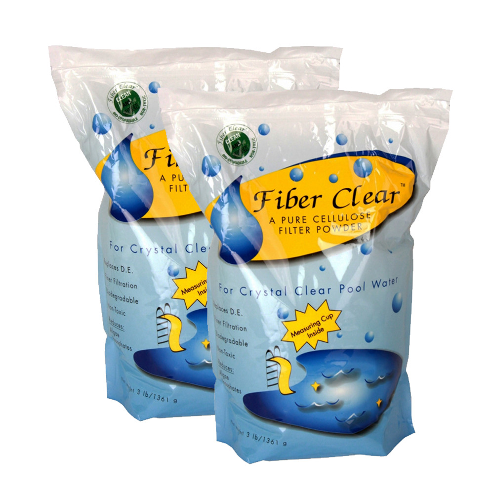 Fiber Clear Filter Media For Swimming Pools Replaces Diatomaceous Earth - 6 Lbs