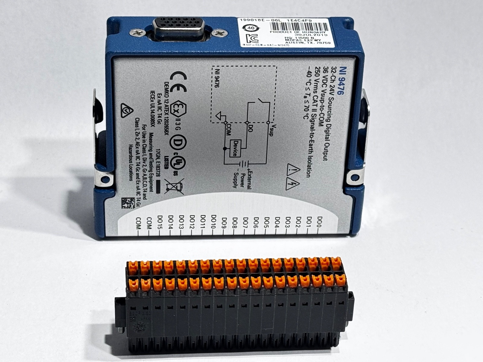 National Instruments Ni 9476 Module w/Contact block Qty Available!!! US Shipped!