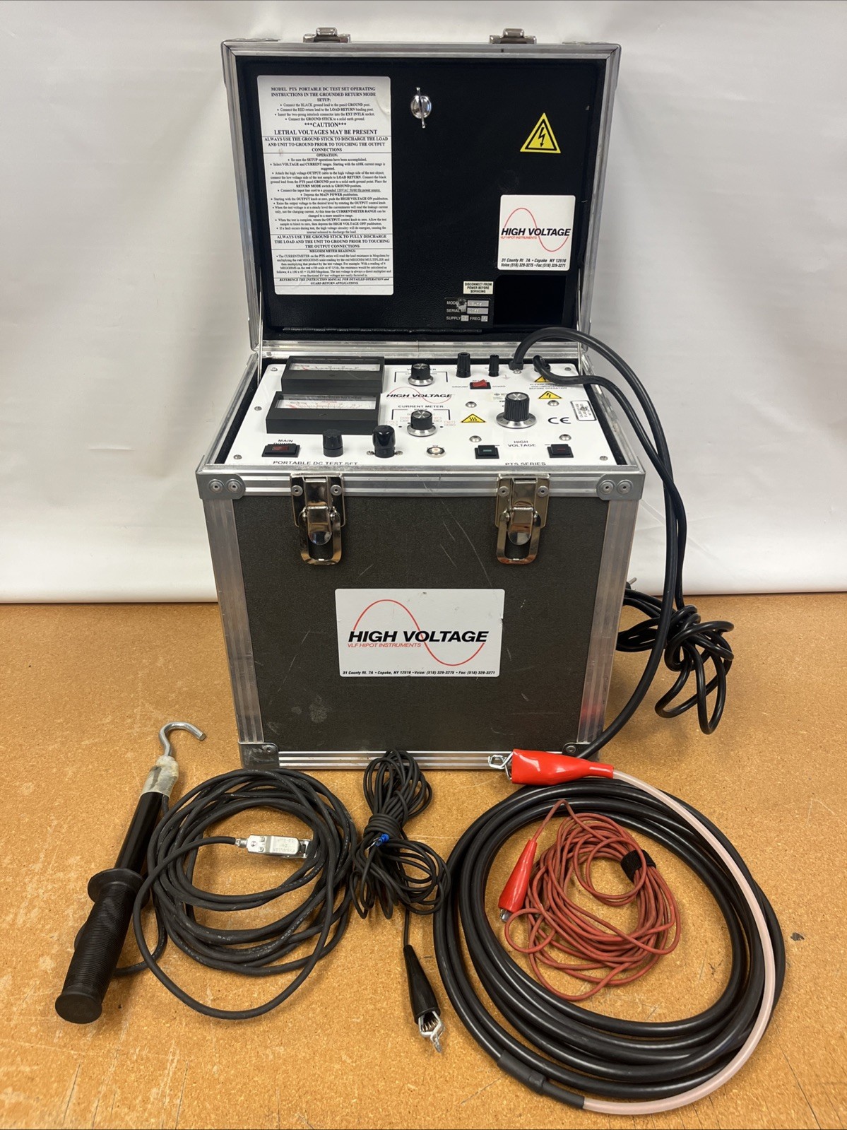 High Voltage PTS-75 DC HiPot Tester 75KV Output Megohmmeter
