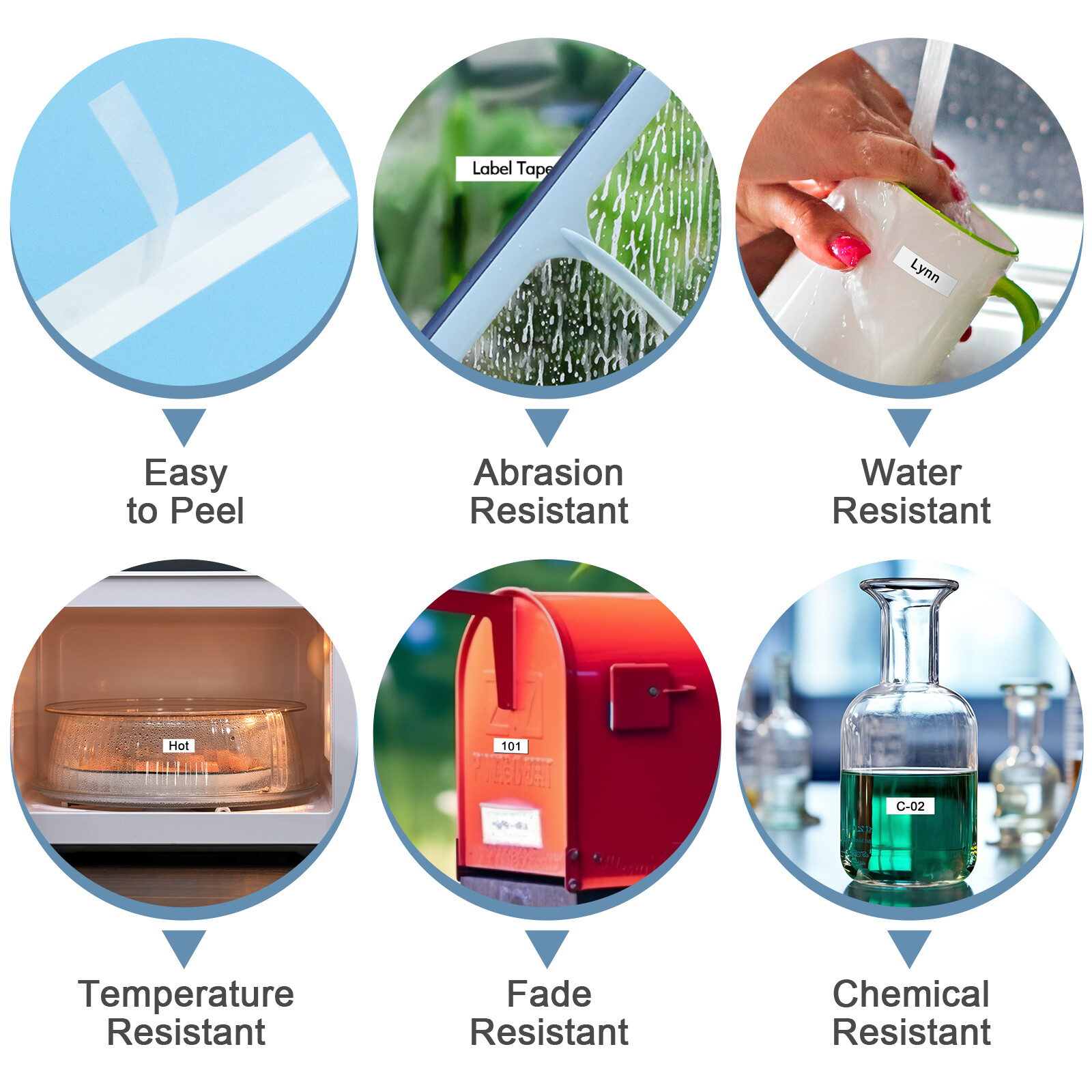 10PK Dymo Letratag Refill 91330 White Paper 12mm Label Tape 1/2 for Dymo LT-100H