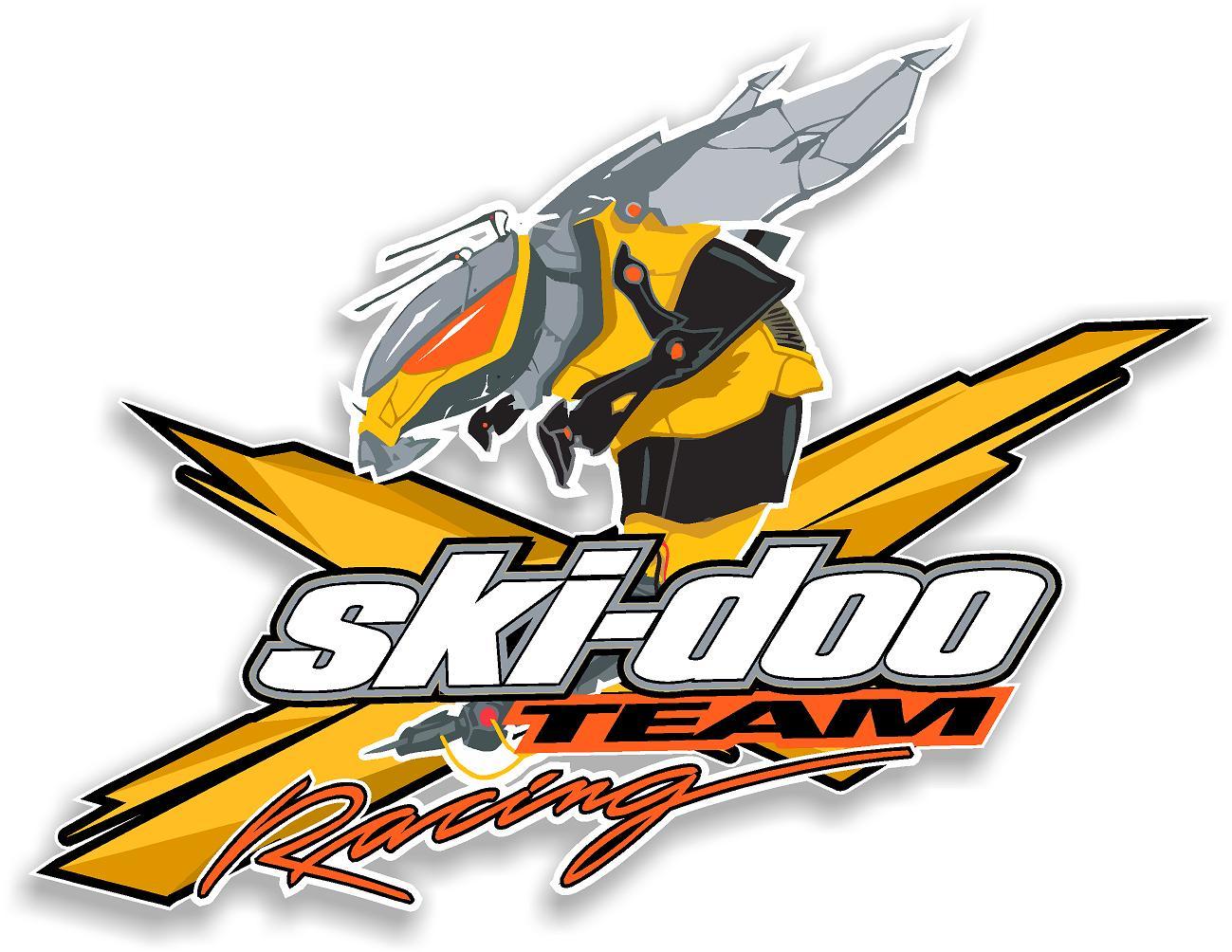 6" SKI-DOO SKIDOO BEE DECAL FOR WINDOW / WALL ARTIC CAT MXZ POLARIS X