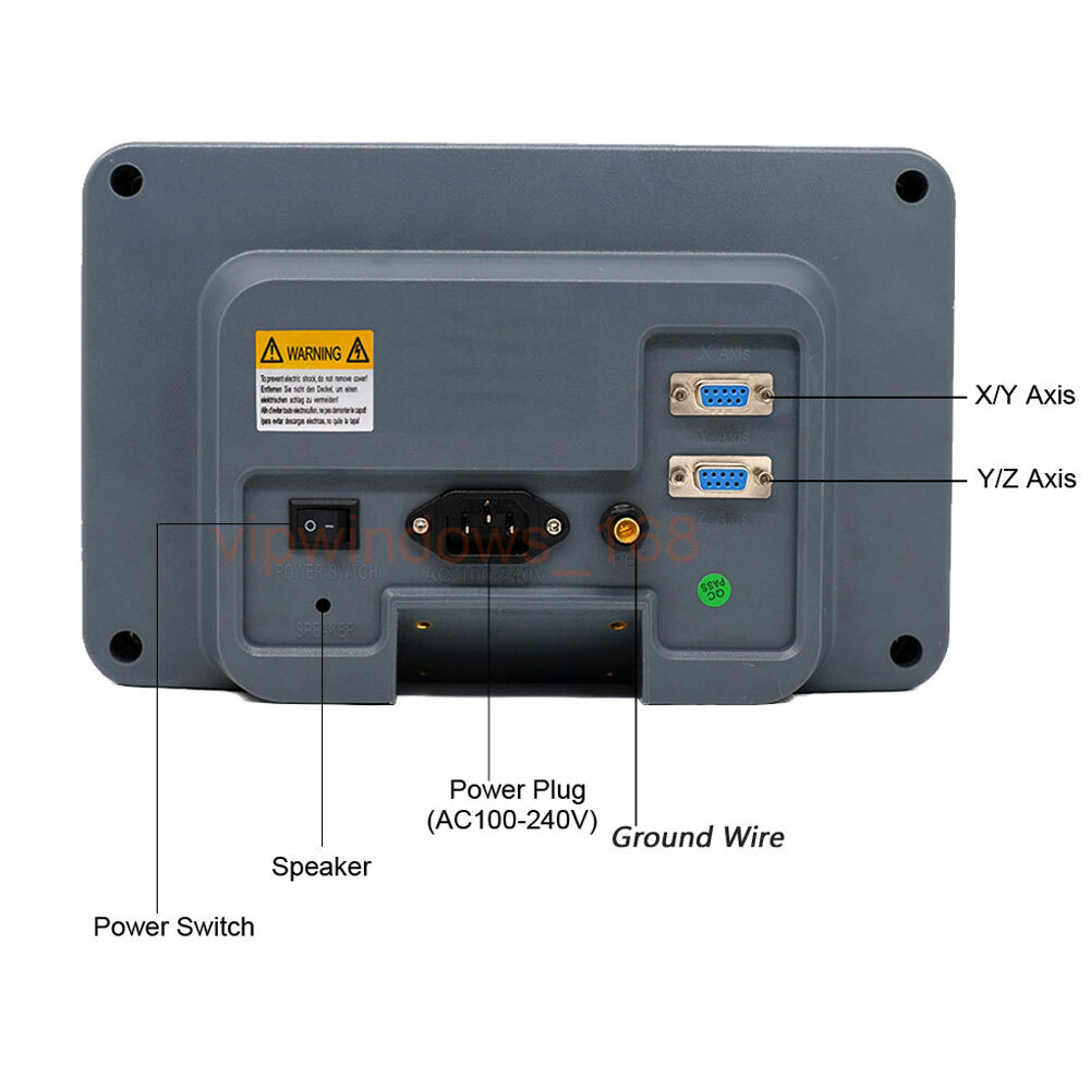 1μm Linear Scale DRO 2/3 Axis Digital Readout Encoder High Precision Lathe Mill
