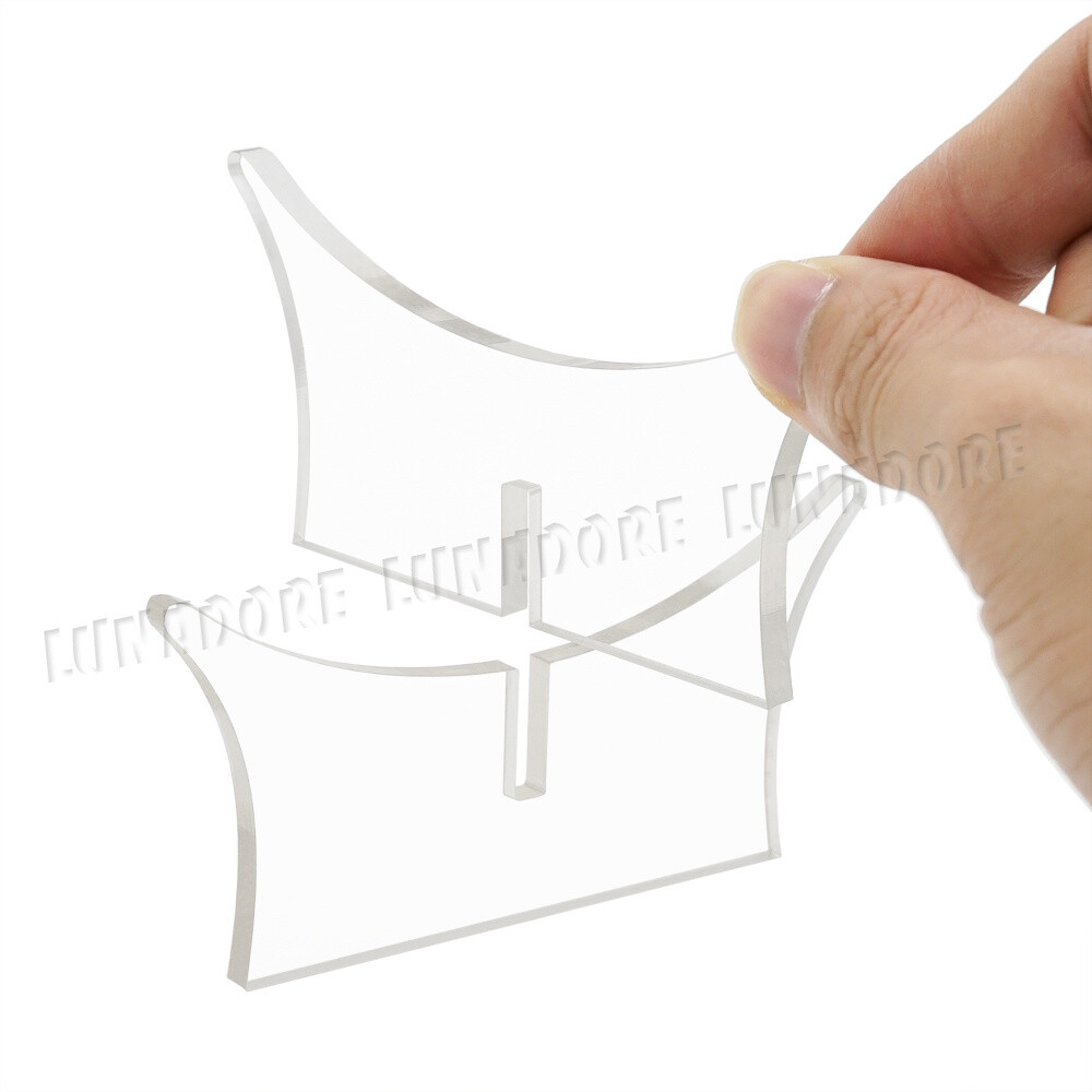 US 3pcs Acrylic Clear Ball Display Stand Rugby Basketball Football Soccer Holder