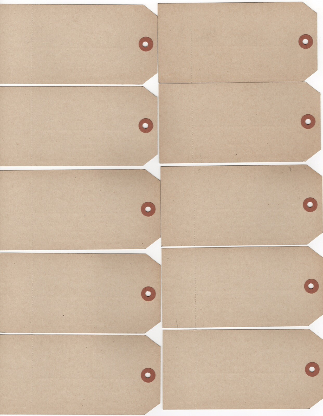 10 1910s TAGS FROM A HUN BERRY FAN CO VENTILATING WHEELS BOSTON MA DENNISON MFG