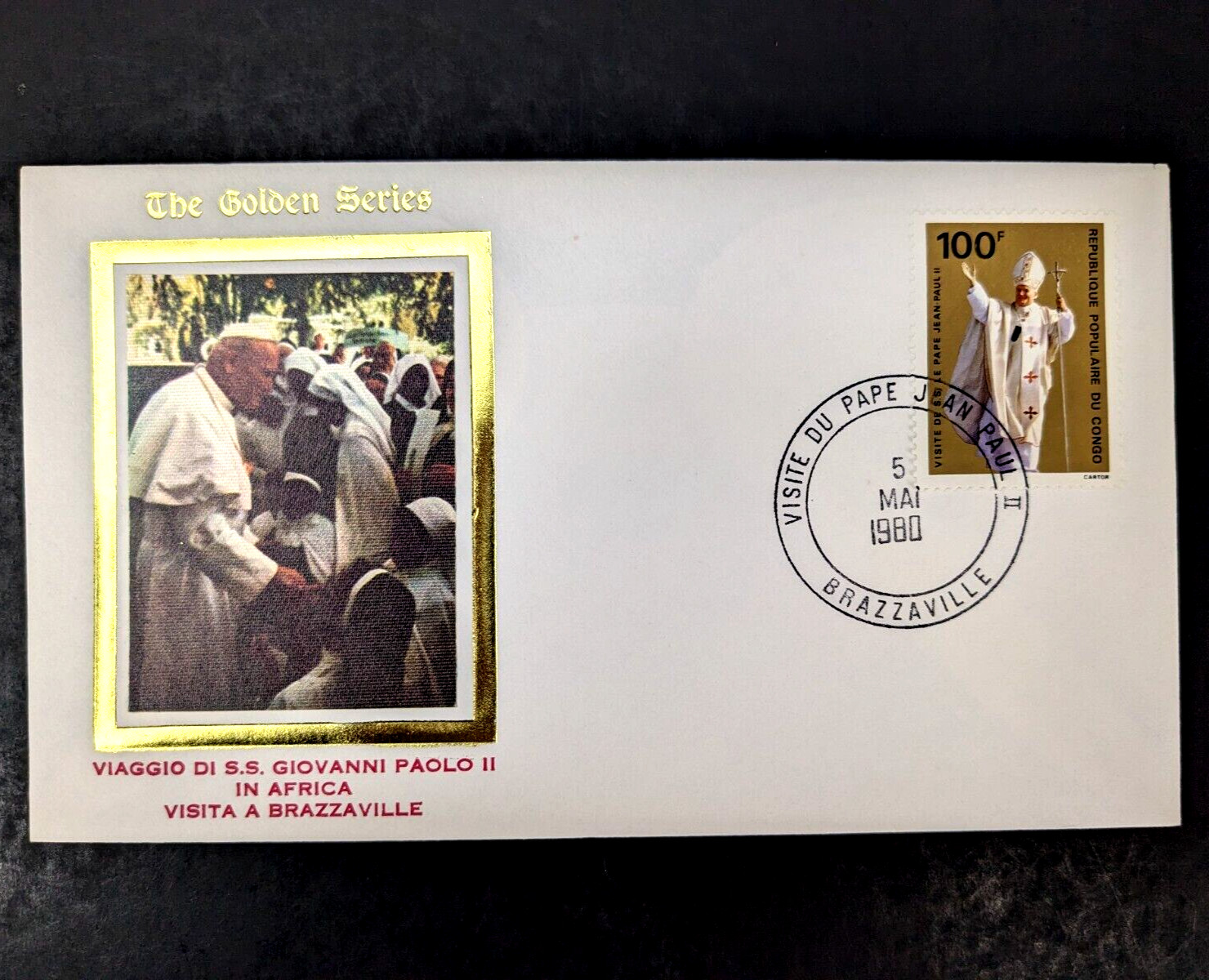 Pope John Paul II, The Golden Series Trip to African Countries Covers, Stamps