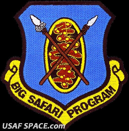 USAF 661st AERONAUTICAL SYSTEMS SQ -BIG SAFARI- AIR FORCE - ORIGINAL VEL PATCH