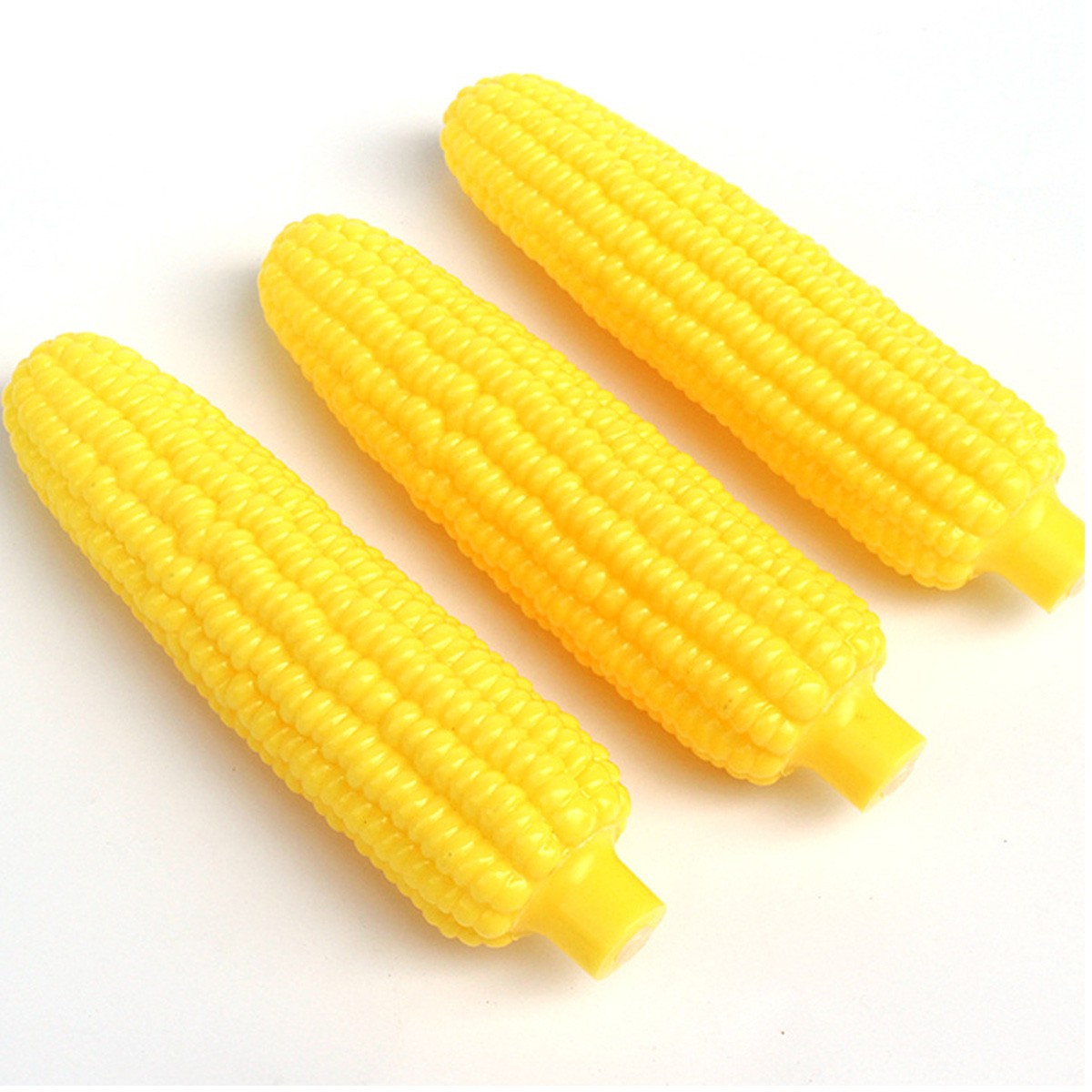 Durable Indestructible Dog Chew Toy - Squeaky Corn Stick for Aggressive Chewers