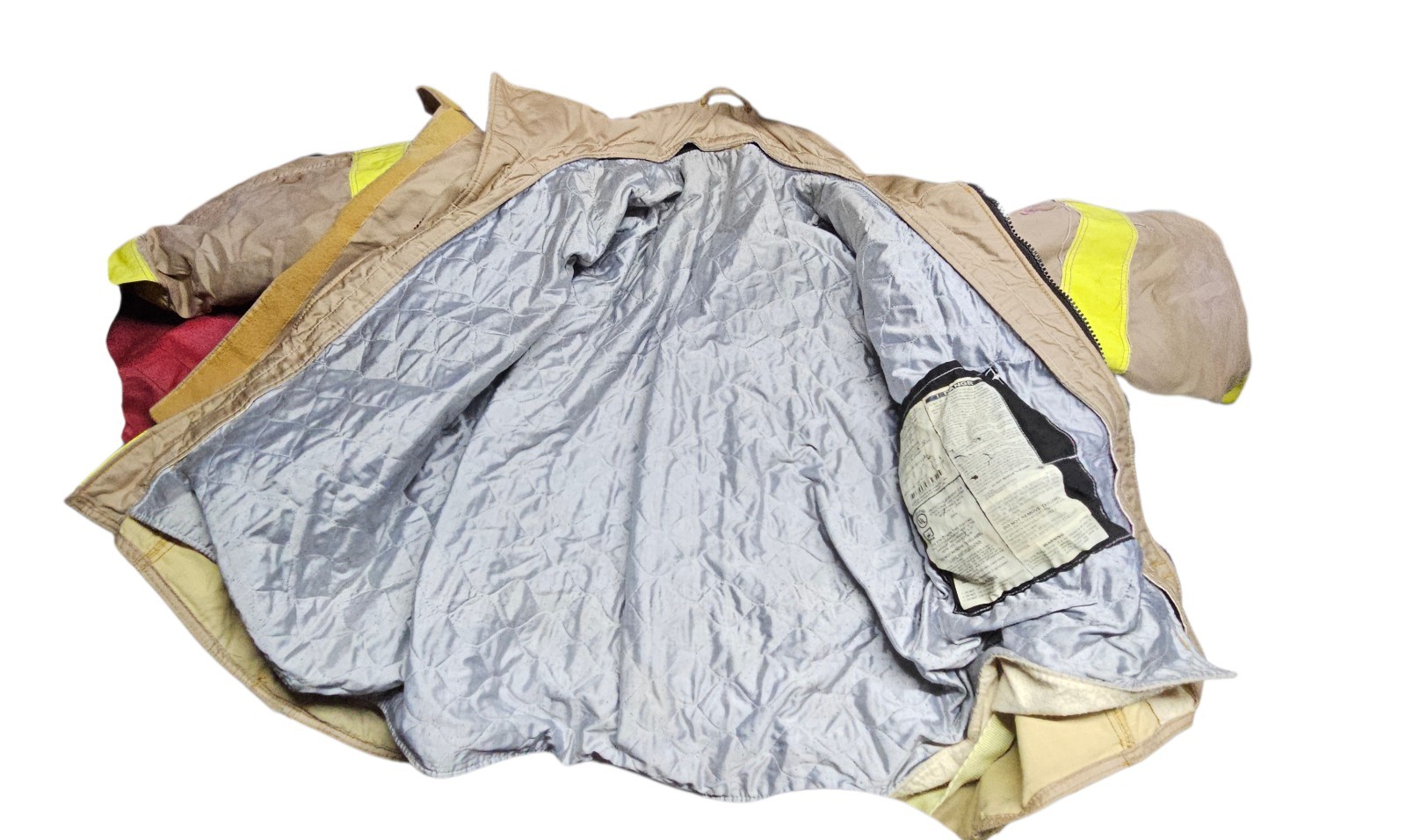 Sperian Firefighter Turnout Gear Set Jacket Pants Helmet Boots Gloves 46x30p 48R