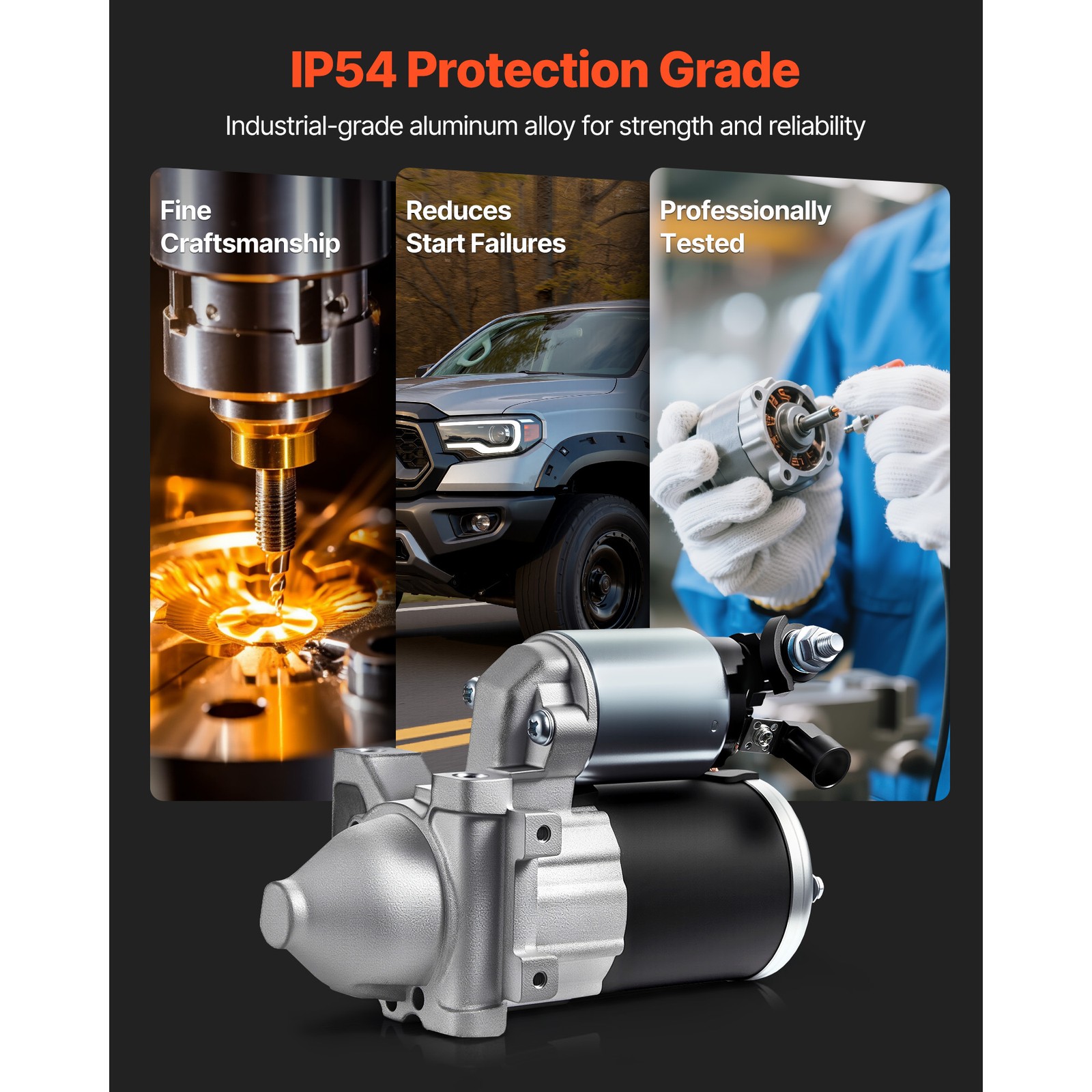 Starter Motor for Chevy Silverado GMC Sierra 1500 4.3L 5.3L 6.2L 2014-2018 10910